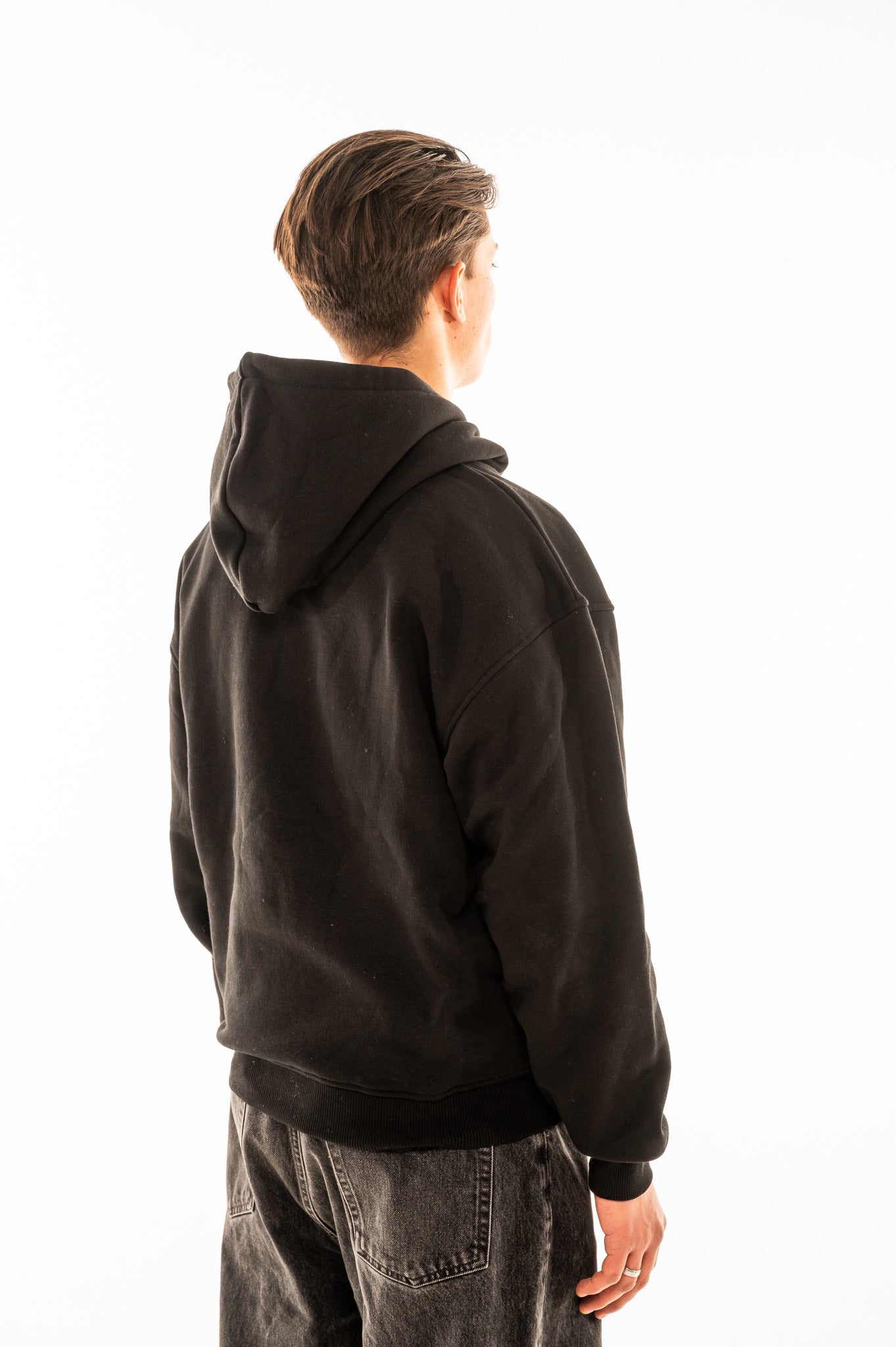Washed Out Logo Oversized Hoodie