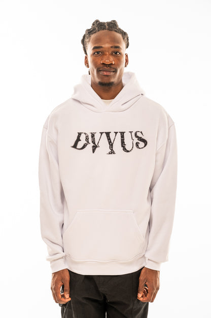 Washed Out Logo Oversized Hoodie