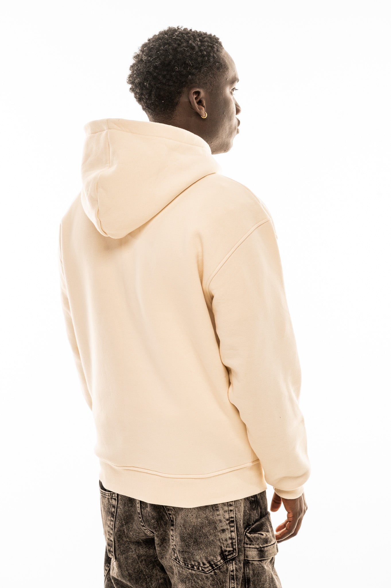 Washed Out Logo Oversized Hoodie